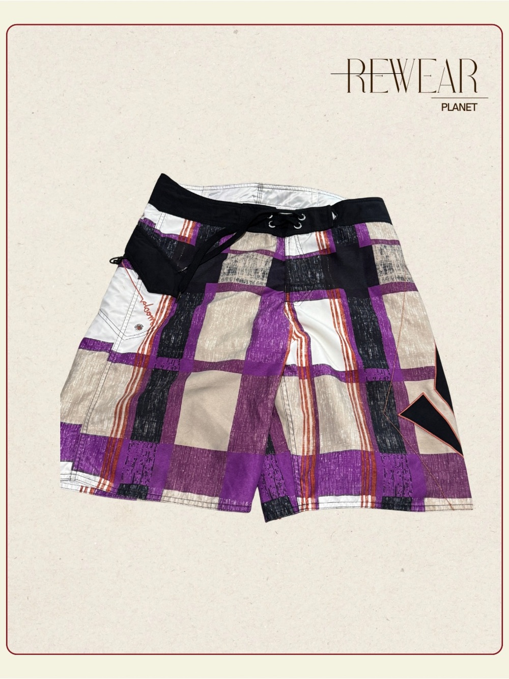 VintageVolcom Board Shorts w/ Zipper and Pocket
